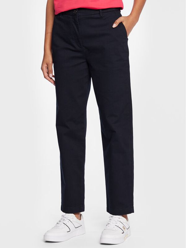 Tommy Hilfiger Tommy Hilfiger Hlače WW0WW35694 Tamnoplava Regular Fit