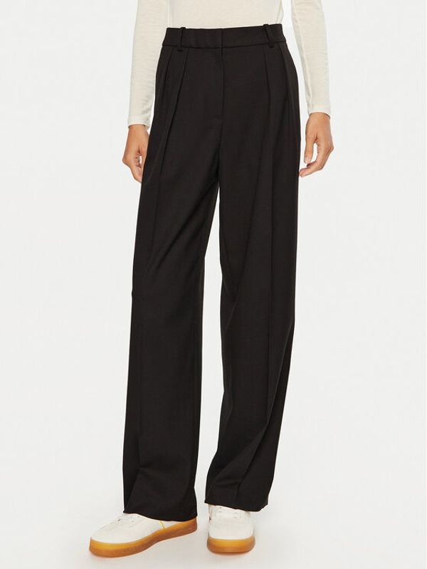 Tommy Hilfiger Tommy Hilfiger Hlače WW0WW39725 Crna Relaxed Fit