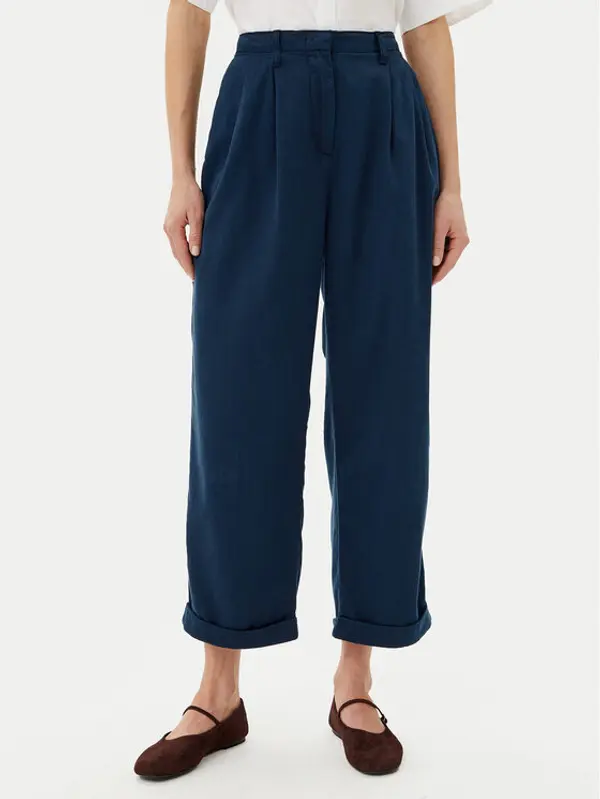 Tommy Hilfiger Tommy Hilfiger Hlače WW0WW45589 Tamnoplava Relaxed Fit