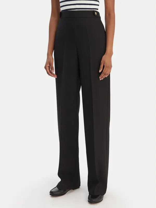 Tommy Hilfiger Tommy Hilfiger Hlače WW0WW47799 Crna Straight Fit