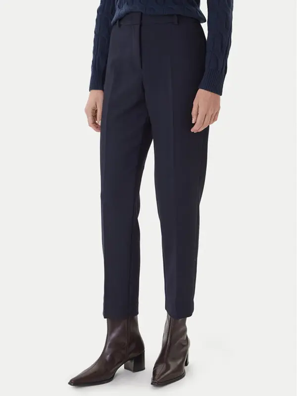 Tommy Hilfiger Tommy Hilfiger Hlače WW0WW48355 Tamnoplava Straight Fit