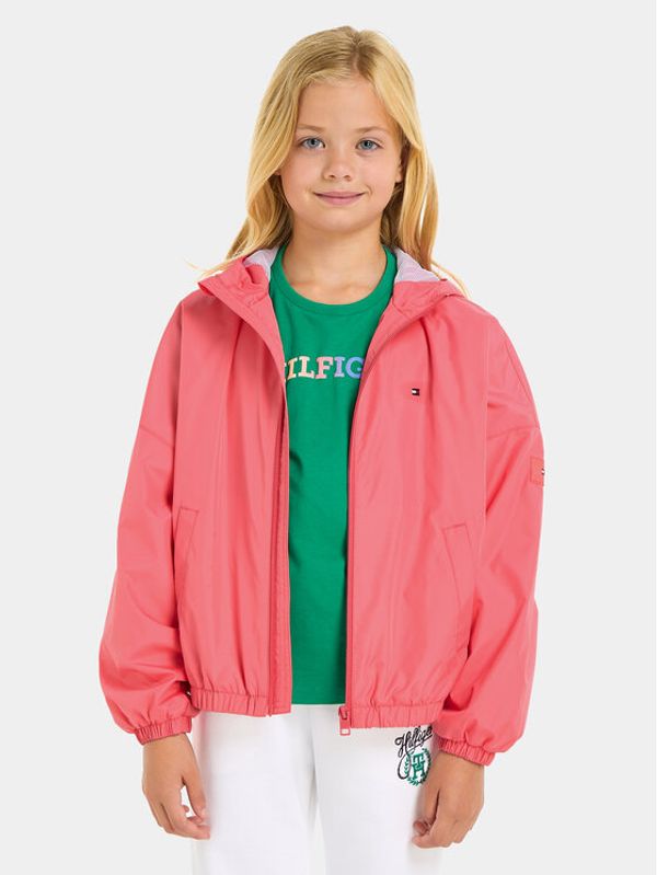 Tommy Hilfiger Tommy Hilfiger Jakna protiv vjetra Essential KG0KG07797 Ružičasta Regular Fit