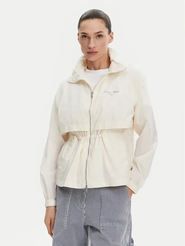 Tommy Hilfiger Tommy Hilfiger Jakna protiv vjetra WW0WW45413 Bež Regular Fit