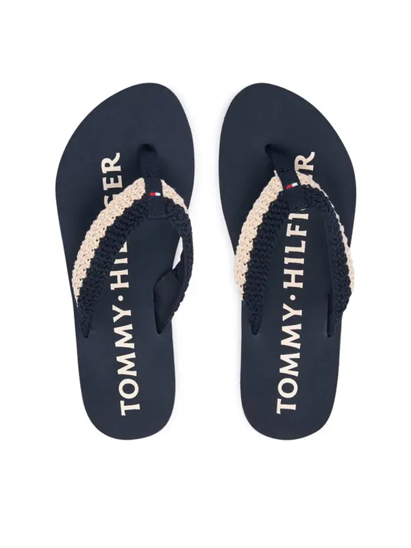 Tommy Hilfiger Tommy Hilfiger Japanke Crochet Summer FW0FW09417 Tamnoplava