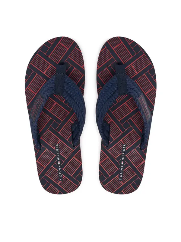 Tommy Hilfiger Tommy Hilfiger Japanke Flag Patch Beach FM0FM06004 Tamnoplava