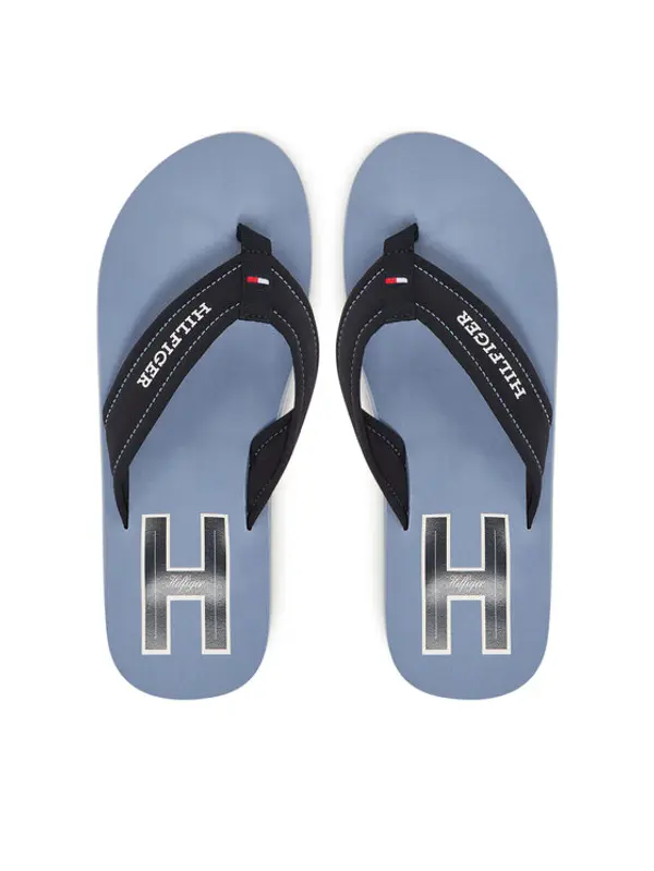 Tommy Hilfiger Tommy Hilfiger Japanke Hilfiger H Padded Beach Sandal FM0FM05536 Tamnoplava