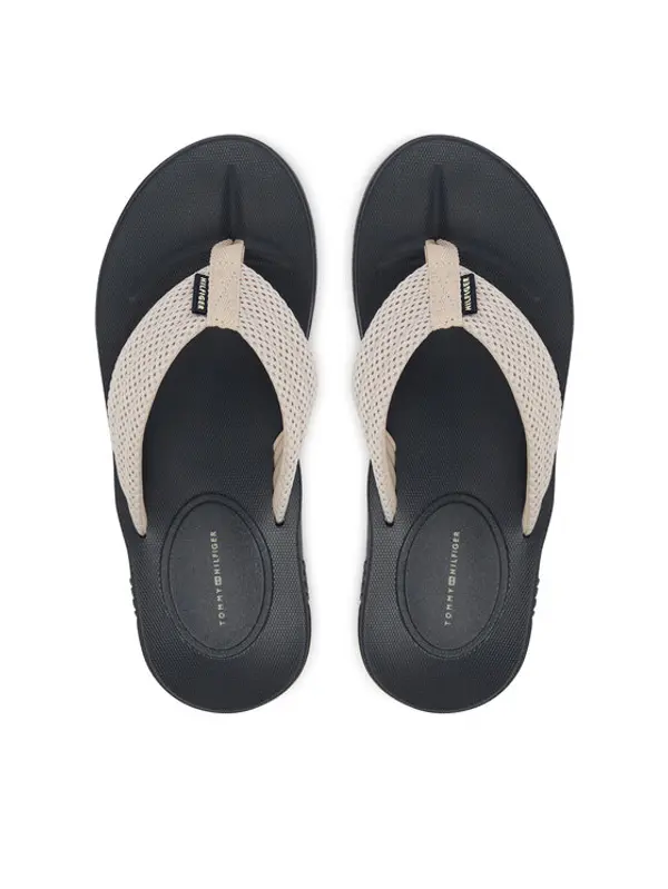 Tommy Hilfiger Tommy Hilfiger Japanke Molded Padded Hilfiger B Sandal FM0FM05901 Siva