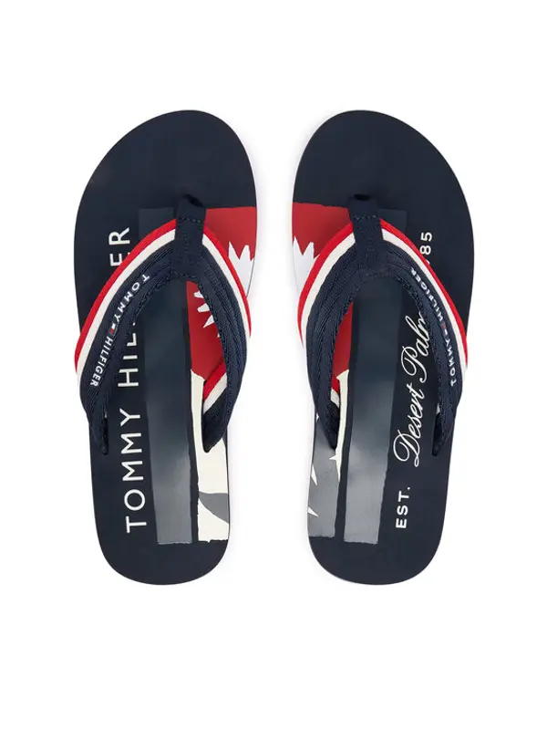 Tommy Hilfiger Tommy Hilfiger Japanke Patch Hilfiger Beach Sandal FM0FM05903 Tamnoplava