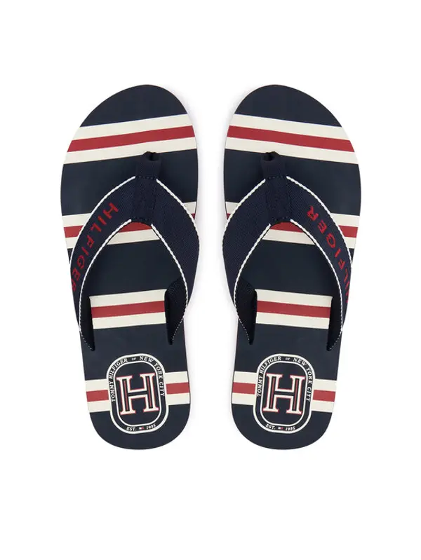 Tommy Hilfiger Tommy Hilfiger Japanke Stripes Beach Sandal FM0FM06003 Tamnoplava