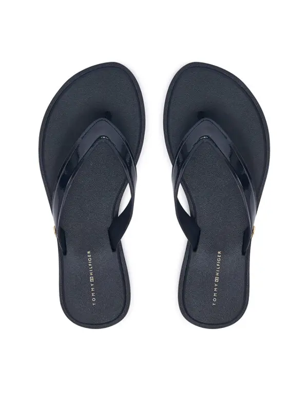 Tommy Hilfiger Tommy Hilfiger Japanke Th Scandi Shiny Summer Sandal FW0FW09446 Tamnoplava