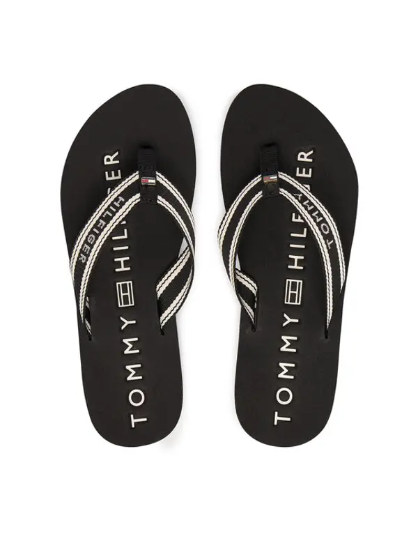Tommy Hilfiger Tommy Hilfiger Japanke Th Webbing Summer Sandal FW0FW09193 Crna