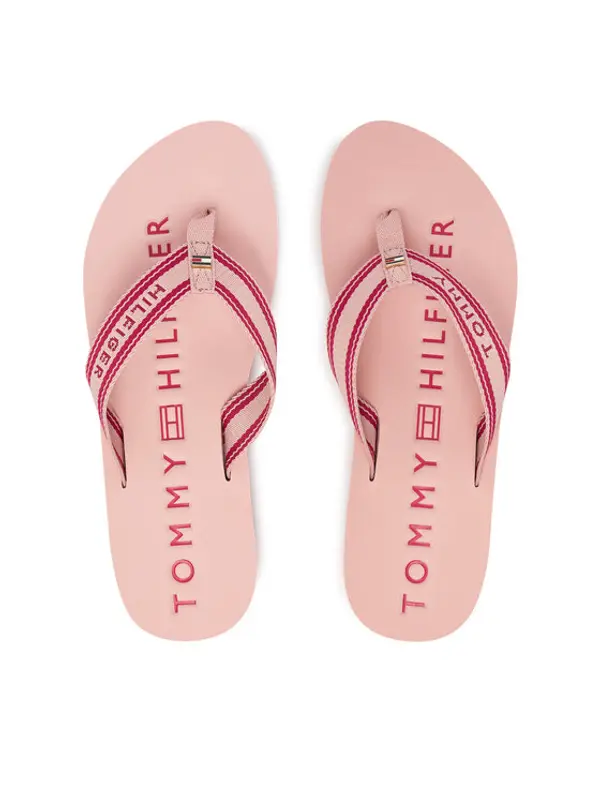 Tommy Hilfiger Tommy Hilfiger Japanke Th Webbing Summer Sandal FW0FW09193 Ružičasta