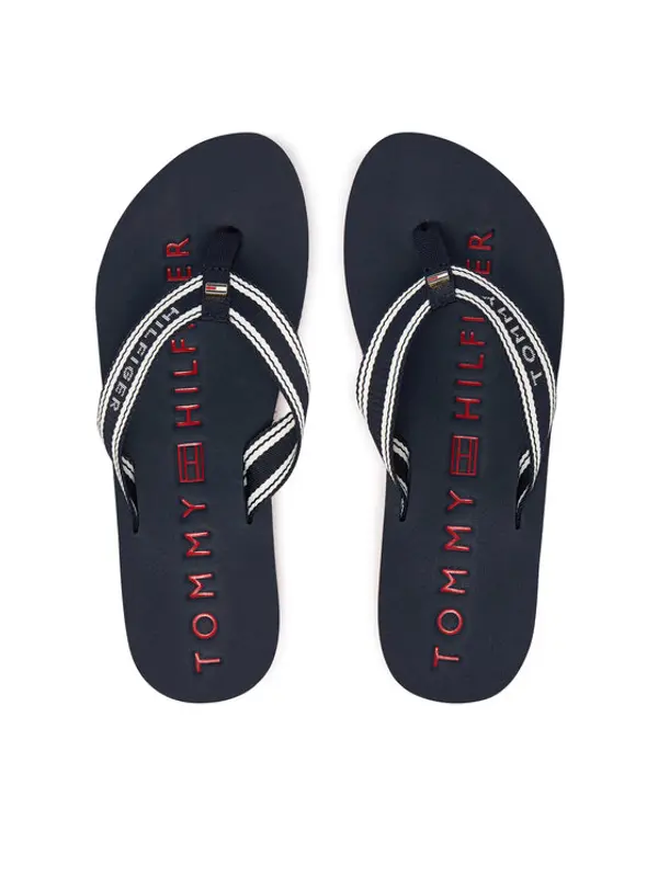 Tommy Hilfiger Tommy Hilfiger Japanke Th Webbing Summer Sandal FW0FW09193 Tamnoplava