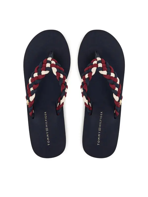 Tommy Hilfiger Tommy Hilfiger Japanke Th Wedge Braided Summer Sandal FW0FW09198 Šarena