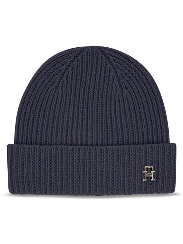 Tommy Hilfiger Tommy Hilfiger Kapa Cashmere Chic Beanie AW0AW15321 Tamnoplava
