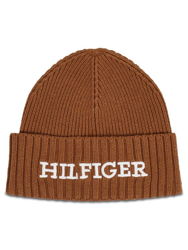 Tommy Hilfiger Tommy Hilfiger Kapa Monotype Beanie AM0AM11737 Bež