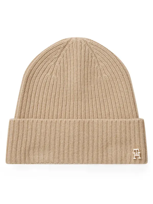 Tommy Hilfiger Tommy Hilfiger Kapa Th Cashmere AW0AW17772 Bež