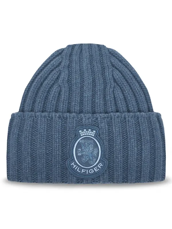 Tommy Hilfiger Tommy Hilfiger Kapa Th Crest Fluffy AW0AW18210 Plava