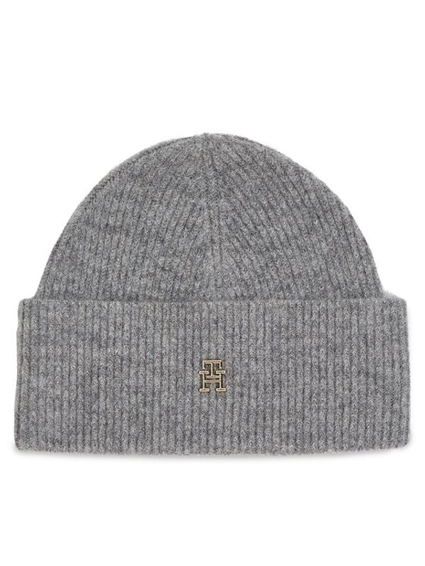 Tommy Hilfiger Tommy Hilfiger Kapa Th Evening Beanie AW0AW15319 Siva