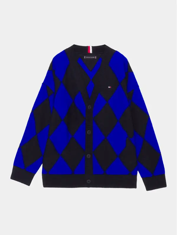 Tommy Hilfiger Tommy Hilfiger Kardigan KB0KB08622 Tamnoplava Regular Fit