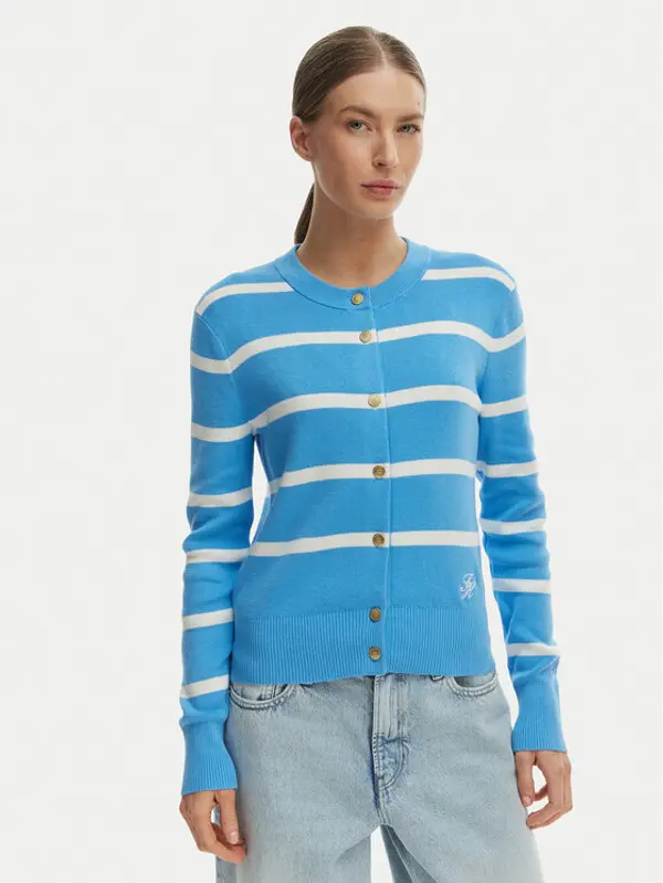 Tommy Hilfiger Tommy Hilfiger Kardigan WW0WW49617 Plava Regular Fit