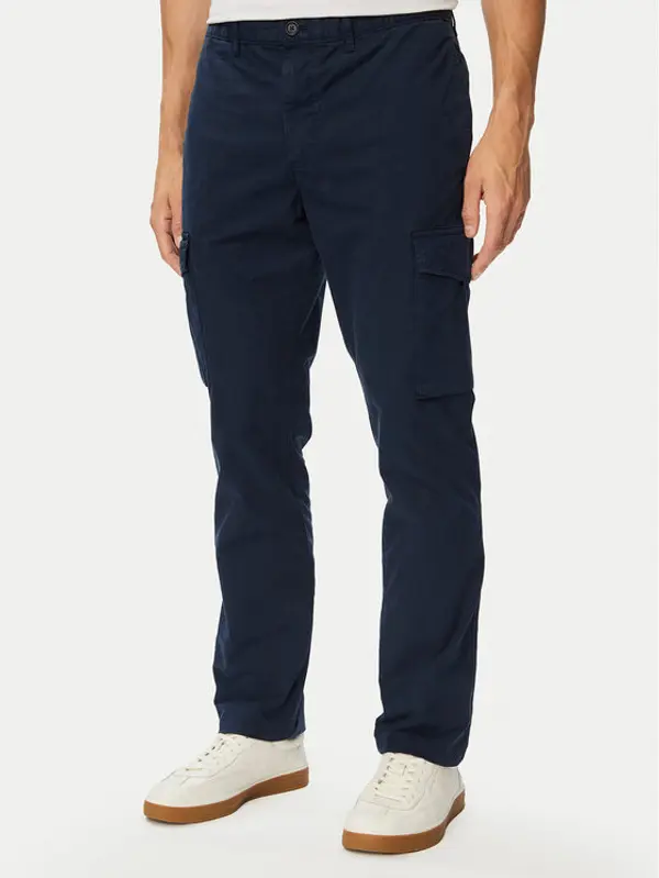 Tommy Hilfiger Tommy Hilfiger Kargo hlače Denton MW0MW39695 Tamnoplava Cargo Fit