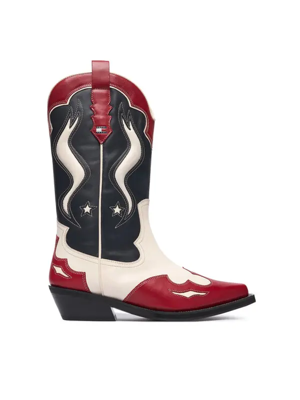 Tommy Hilfiger Tommy Hilfiger Kaubojske čizme Archive EN0EN03046 Šarena