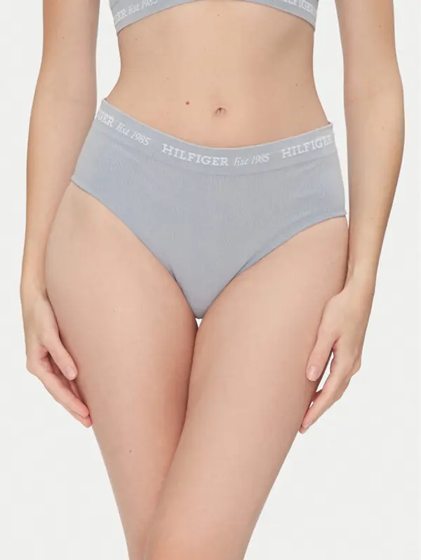 Tommy Hilfiger Tommy Hilfiger Klasične gaćice s visokim strukom UW0UW05724 Plava