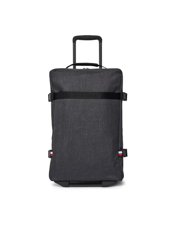 Tommy Hilfiger Tommy Hilfiger Kofer za kabinu Th Nylon Travel Soft AM0AM13554 Siva