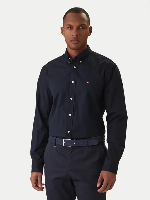 Tommy Hilfiger Tommy Hilfiger Košulja Core Flex MW0MW39988 Tamnoplava Regular Fit