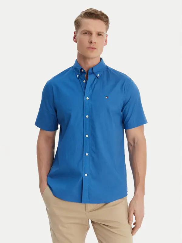 Tommy Hilfiger Tommy Hilfiger Košulja Flex MW0MW42630 Plava Regular Fit