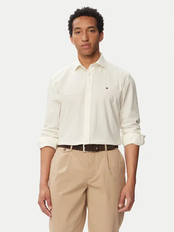 Tommy Hilfiger Tommy Hilfiger Košulja Gmd MW0MW43298 Bijela Regular Fit