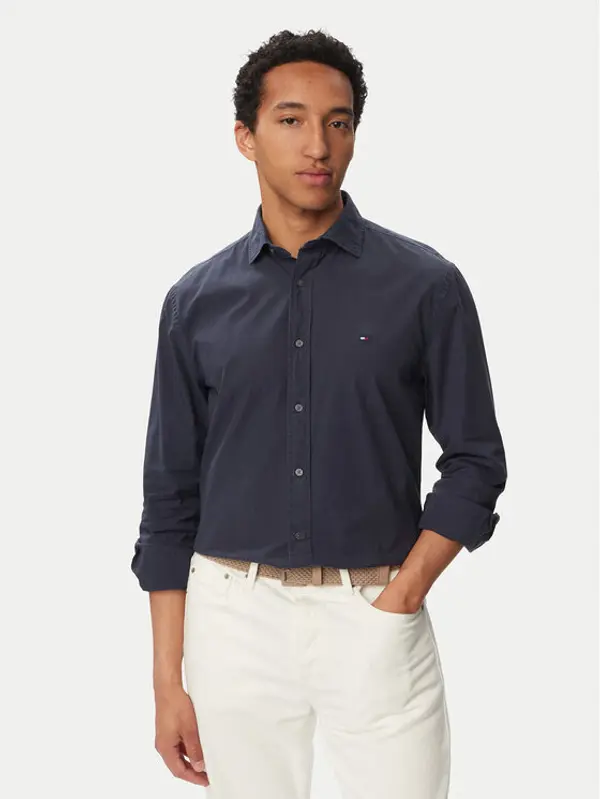 Tommy Hilfiger Tommy Hilfiger Košulja Gmd MW0MW43298 Tamnoplava Regular Fit