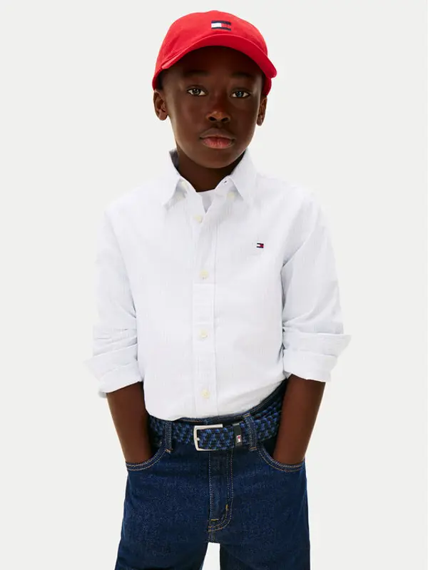 Tommy Hilfiger Tommy Hilfiger Košulja Ithaca KB0KB09605 Svijetloplava Regular Fit
