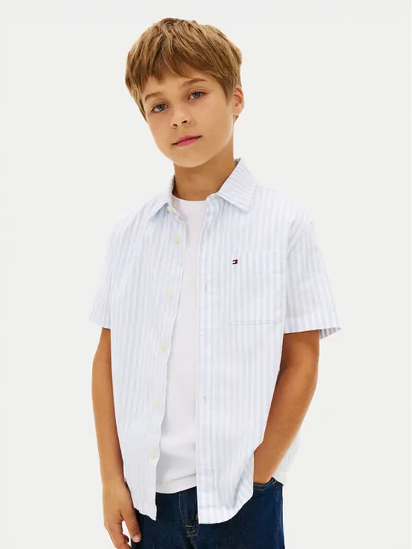 Tommy Hilfiger Tommy Hilfiger Košulja KB0KB10210 Svijetlo plava Regular Fit