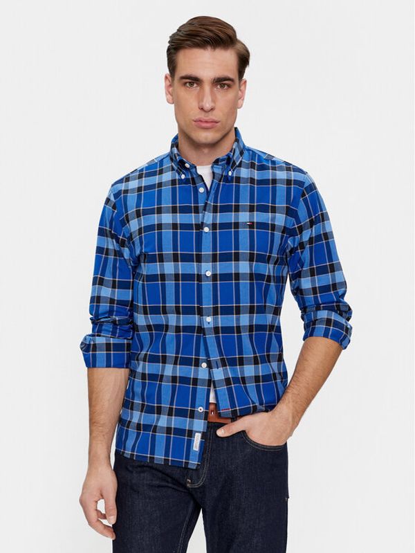 Tommy Hilfiger Tommy Hilfiger Košulja MW0MW33780 Tamnoplava Regular Fit