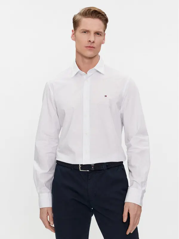 Tommy Hilfiger Tommy Hilfiger Košulja MW0MW34018 Bijela Regular Fit