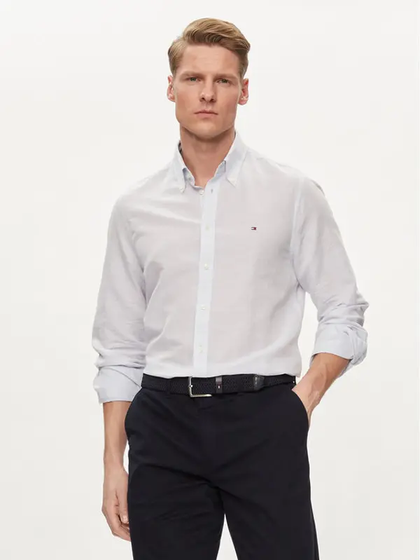 Tommy Hilfiger Tommy Hilfiger Košulja MW0MW34632 Svijetloplava Slim Fit
