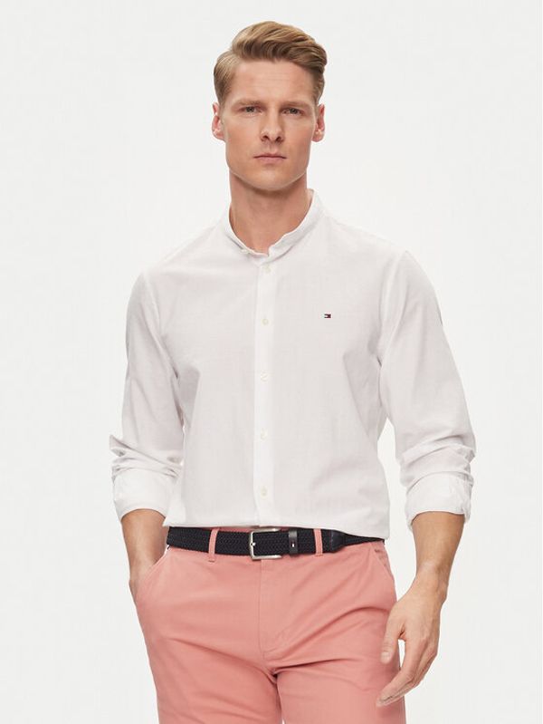 Tommy Hilfiger Tommy Hilfiger Košulja MW0MW34650 Bijela Slim Fit
