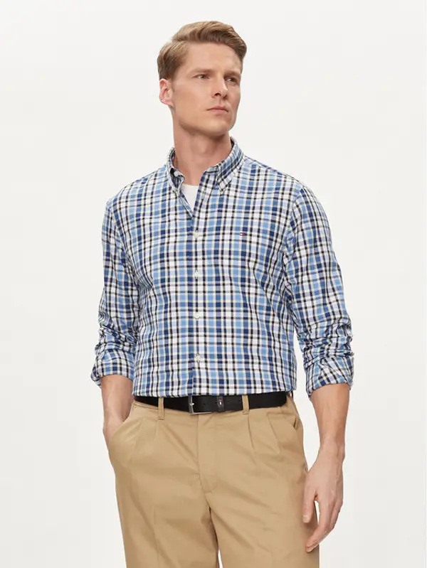 Tommy Hilfiger Tommy Hilfiger Košulja MW0MW34651 Plava Slim Fit