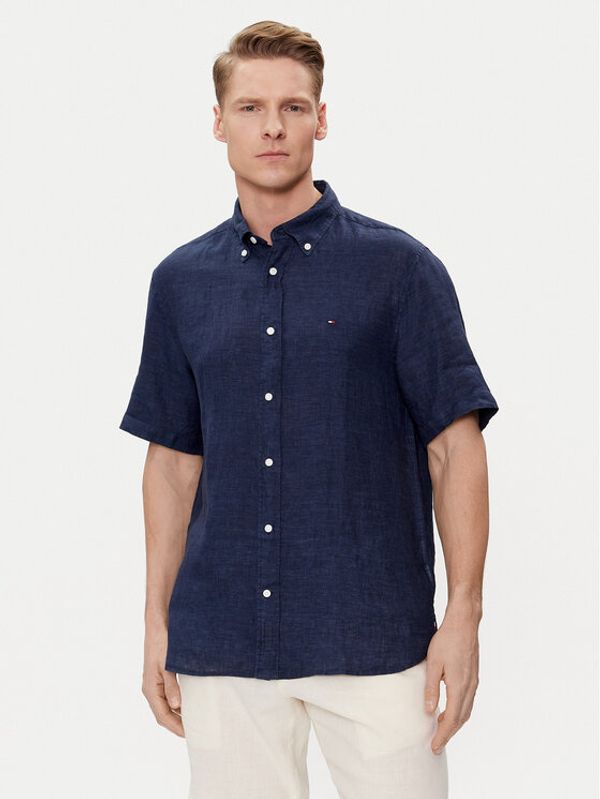 Tommy Hilfiger Tommy Hilfiger Košulja MW0MW35207 Tamnoplava Regular Fit