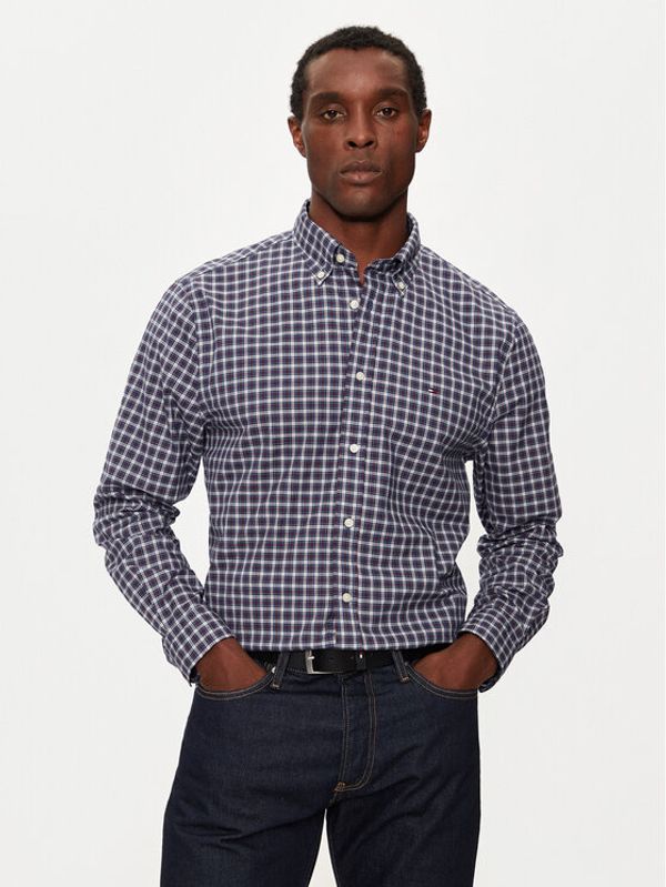 Tommy Hilfiger Tommy Hilfiger Košulja MW0MW37363 Tamnoplava Regular Fit