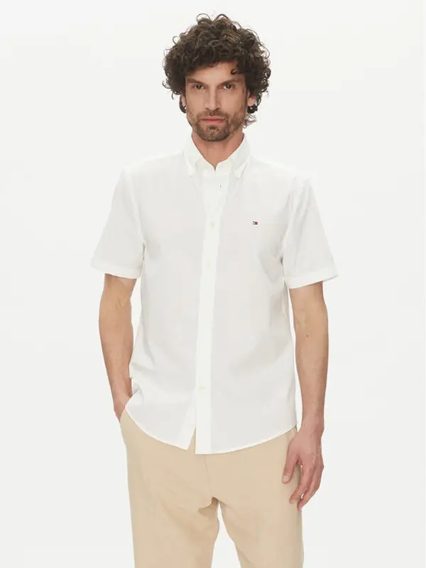 Tommy Hilfiger Tommy Hilfiger Košulja MW0MW37584 Bijela Regular Fit