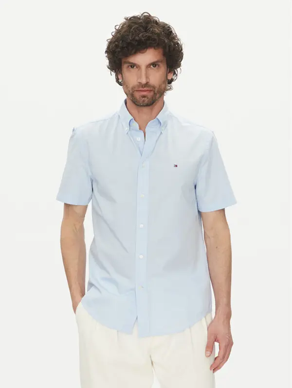 Tommy Hilfiger Tommy Hilfiger Košulja MW0MW37584 Svijetloplava Regular Fit