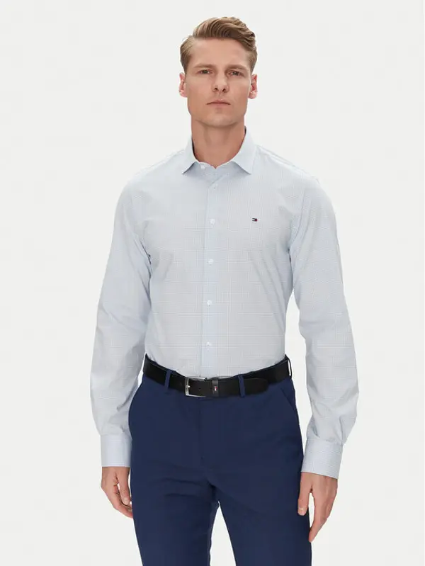 Tommy Hilfiger Tommy Hilfiger Košulja MW0MW38961 Svijetloplava Slim Fit