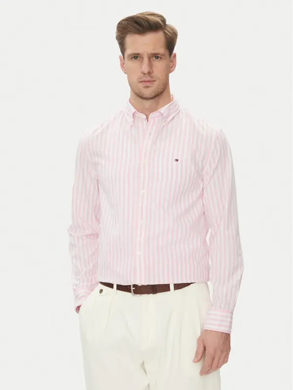 Tommy Hilfiger Tommy Hilfiger Košulja MW0MW39159 Ružičasta Regular Fit