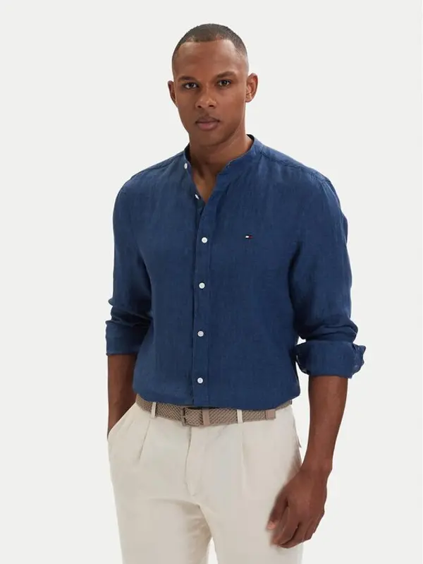 Tommy Hilfiger Tommy Hilfiger Košulja MW0MW39271 Plava Slim Fit