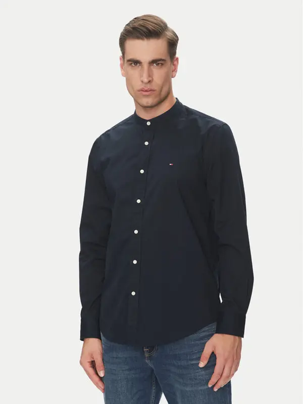 Tommy Hilfiger Tommy Hilfiger Košulja MW0MW39966 Tamnoplava Regular Fit