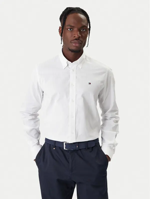 Tommy Hilfiger Tommy Hilfiger Košulja MW0MW40529 Bijela Regular Fit