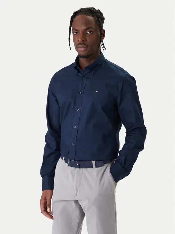 Tommy Hilfiger Tommy Hilfiger Košulja MW0MW40529 Tamnoplava Regular Fit